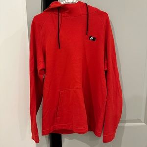 Red Nike large hoodie